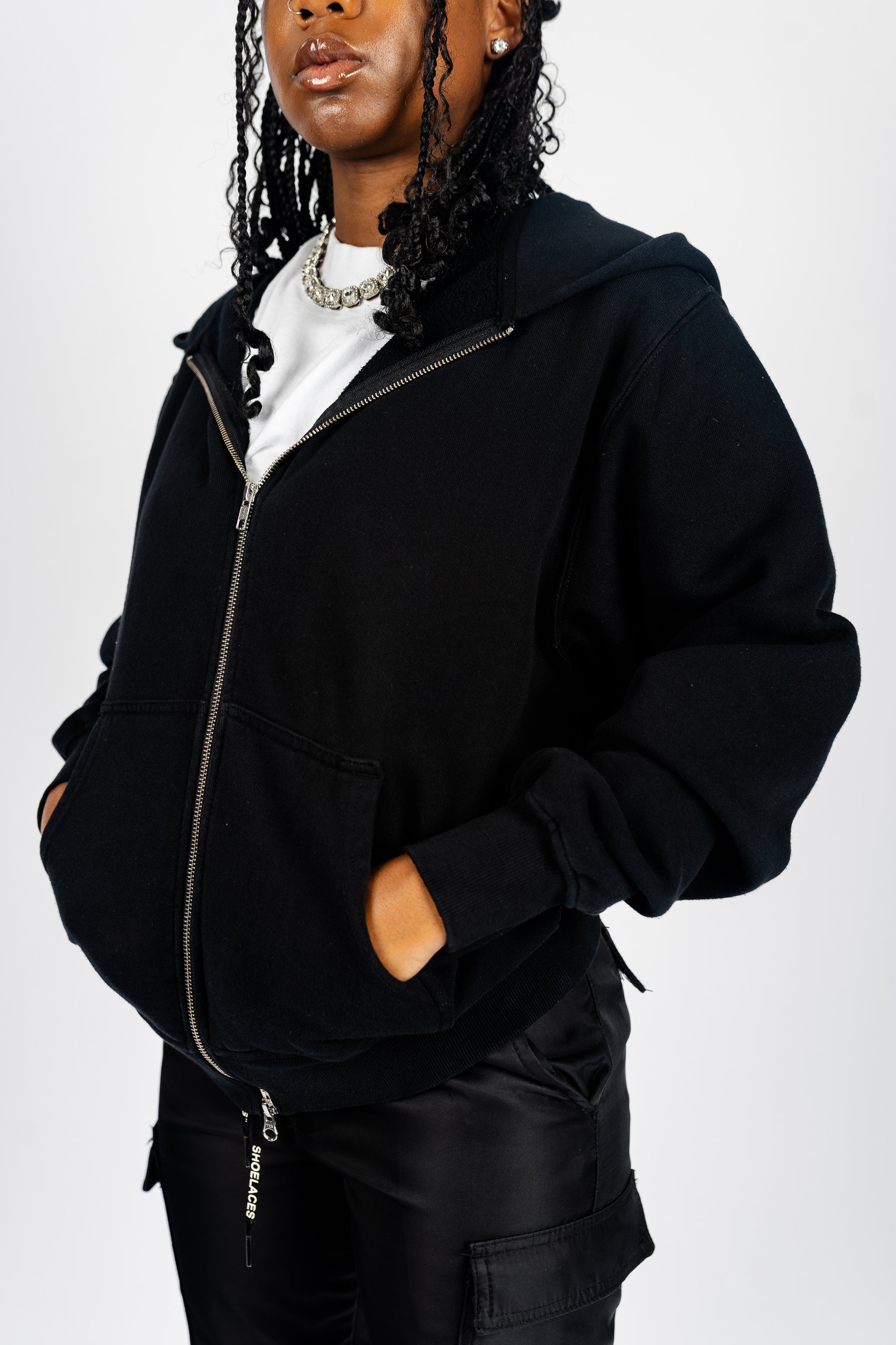 Garment Dye Zip Up Fleece